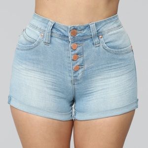 Fashion Nova High Rise Shorts